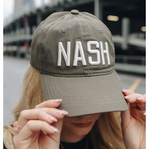 Unisex Army Green NASH hat by The NASH Collection
